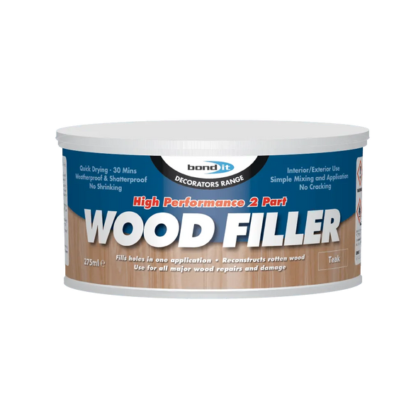 Bond-It Tough and Durable 2 Part Wood Filler for Wood Type Repair Bond-It