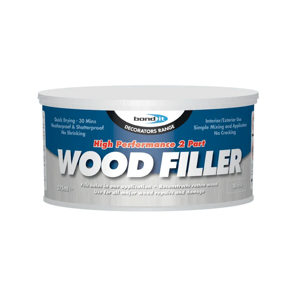 Bond-It Tough and Durable 2 Part Wood Filler for Wood Type Repair Bond-It