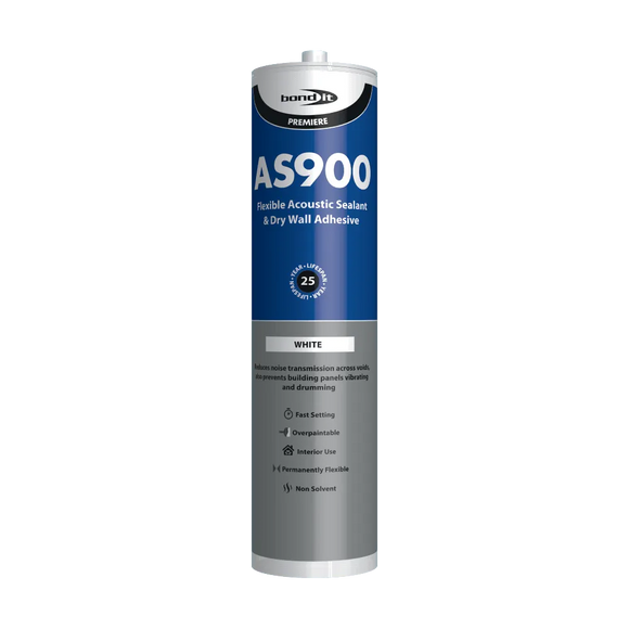 AS900 Acoustic Sealant for Interior Sealing around Drywall Partitioning Bond-It
