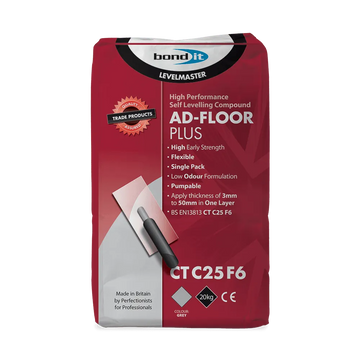 LevelMaster Protein-Free Flexible Cementitious Floor Levelling Compound Bond-It