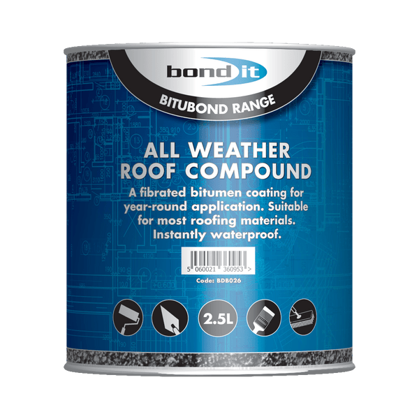 All Weather Roofing Compound - Bitumen roof repair