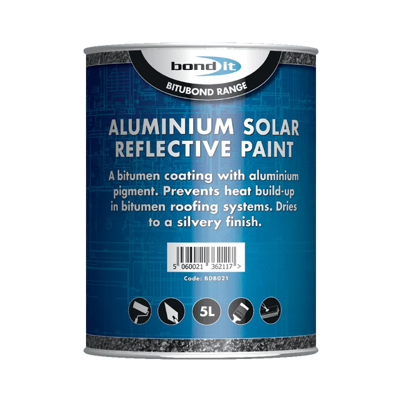 Aluminium Solar Reflective Paint - Bond-it buy online www.stick2products.co.uk