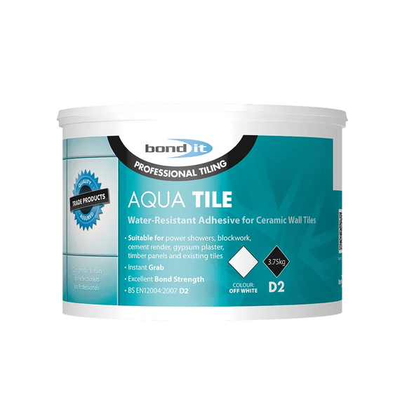 Aqua-Tile Water Resistant Wall Tile Adhesive