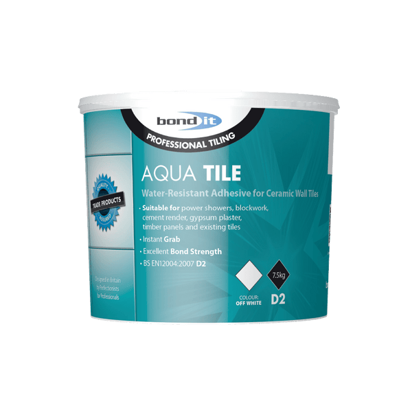 Water Resistant Wall Tile Adhesive - bond-it - buy online at www.stick2products.co.uk