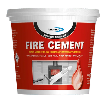 A Thick Heat Resistant Fire Cement with Paste Consistency Bond-It