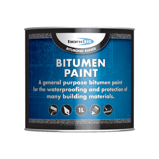Bitumen Paint for the Waterproofing and Weather Protecting of Steelwork and Concrete