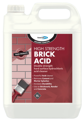 High strength Brick & patio acid cleaner by bondit