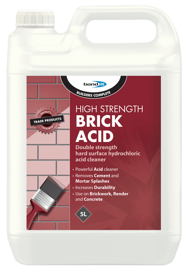 High strength Brick & patio acid cleaner by bondit