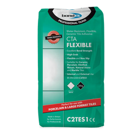 CTA Flexible Tile Adhesive for Fixing Ceramic Floor and Wall Tiles Bond-It
