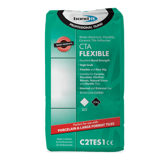 CTA Flexible Tile Adhesive for Fixing Ceramic Floor and Wall Tiles Bond-It