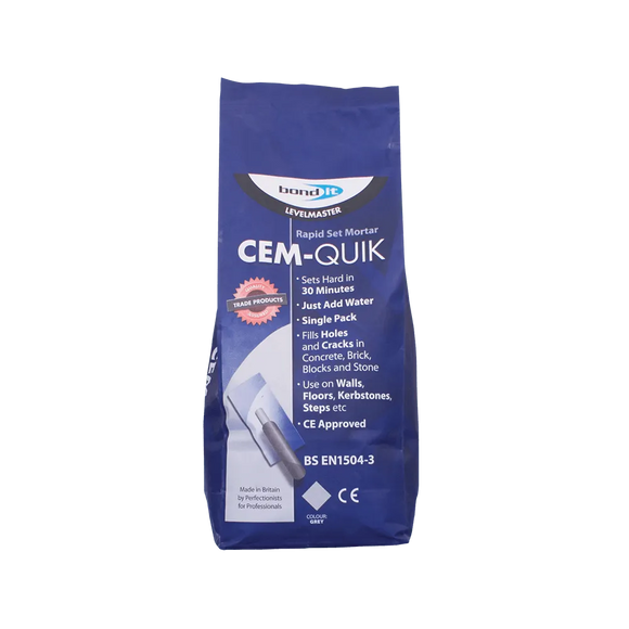 Level-Master Cem-Quik Cement for Internal and External Repairs Bond-It