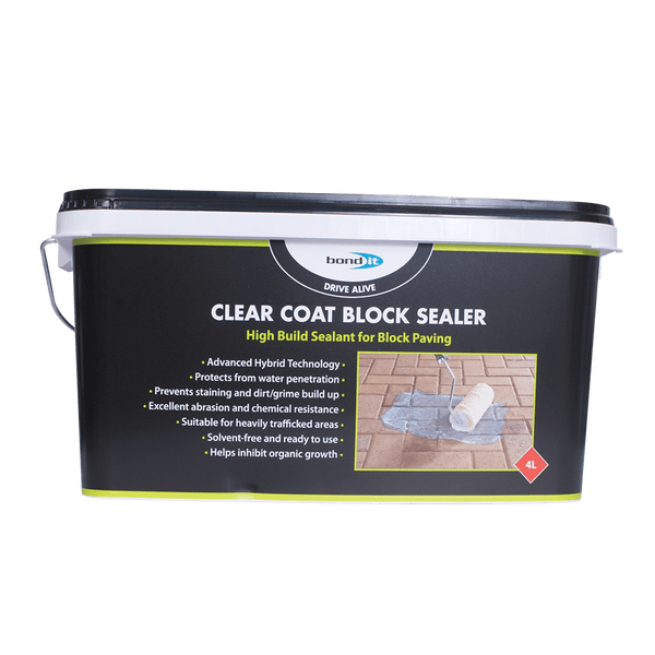 Clear Coat Block Sealer for Block Paving, Paths and Driveways