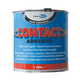 Solvent Based Contact Adhesive for Bonding Metal and Wood Bond-It