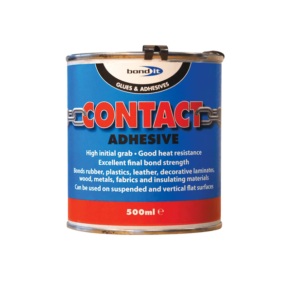 Solvent Based Contact Adhesive for Bonding Metal and Wood Bond-It