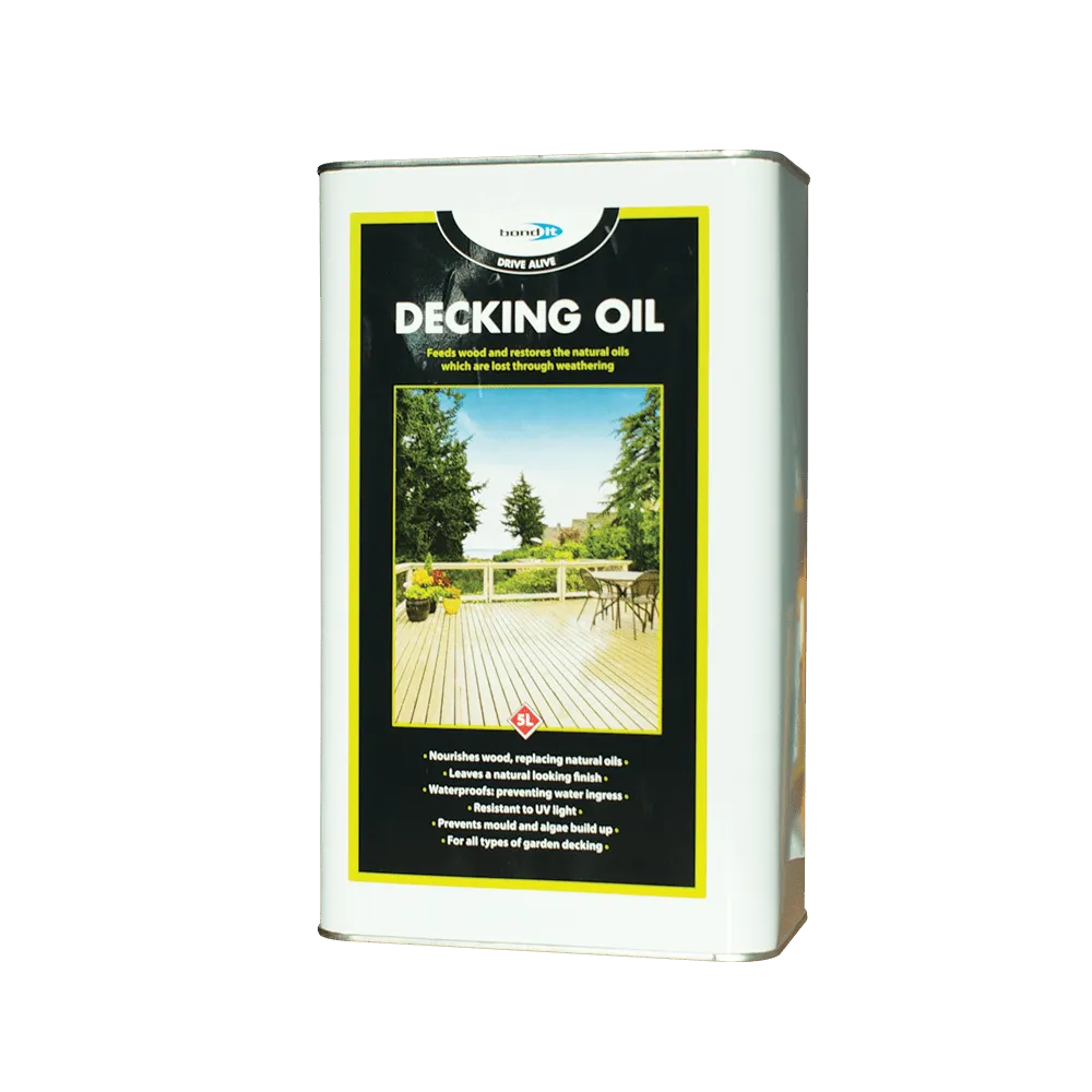 Bond-It Clear Decking Oil for Treating Old and New Decking Boards Bond-It