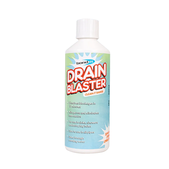 Sodium Hydroxide Drain Blaster for Dissolving Blockages and Bad Odours Bond-It