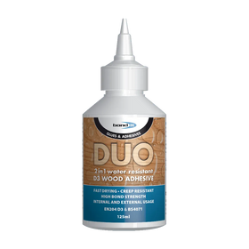 Duo 2 in 1 Fast Drying and Water Resistant D3 PVA Wood Glue Bond-It