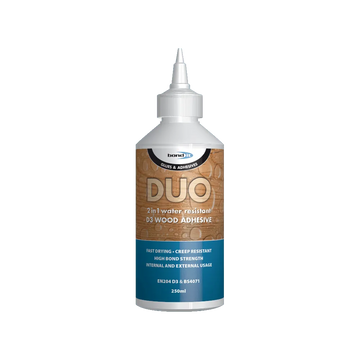 Duo 2 in 1 Fast Drying and Water Resistant D3 PVA Wood Glue Bond-It
