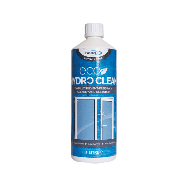 Eco Hydro Water Based Clean Bottle for Cleaning and Restoring PVCu Frames Bond-It