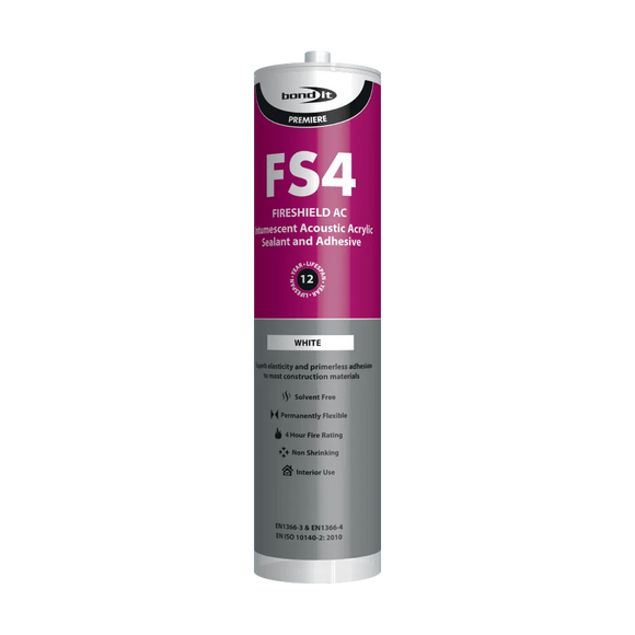 FS4 Fireshield AC Intumescent Acoustic Acrylic Sealant Bond-It