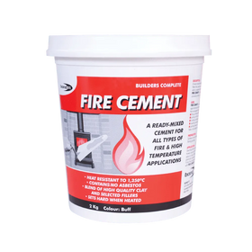 A Thick Heat Resistant Fire Cement with Paste Consistency Bond-It