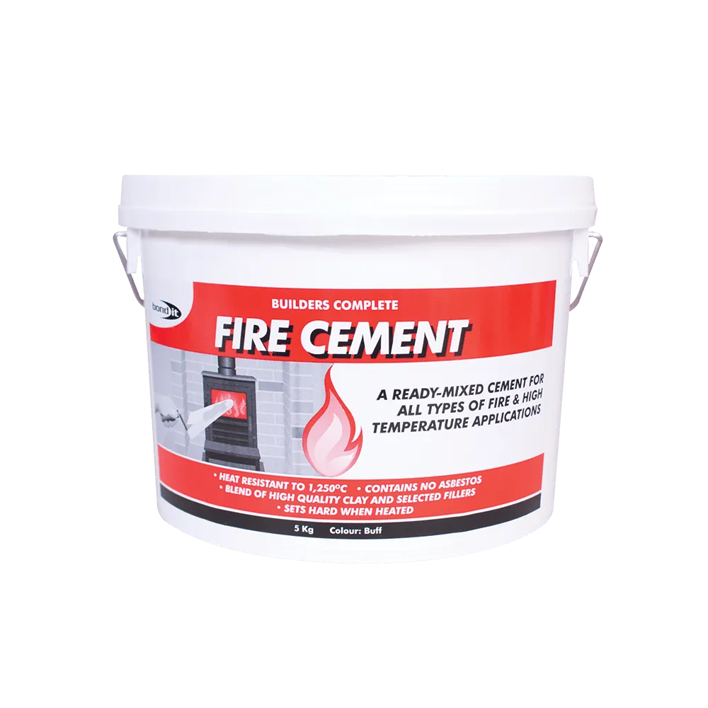 A Thick Heat Resistant Fire Cement with Paste Consistency Bond-It