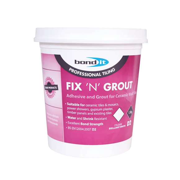 Fix 'N' Grout Ready Mixed Tiling Adhesive Bond-It