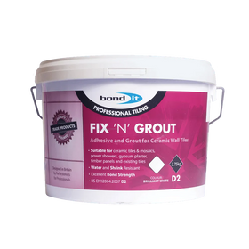 Fix 'N' Grout Ready Mixed Tiling Adhesive Bond-It