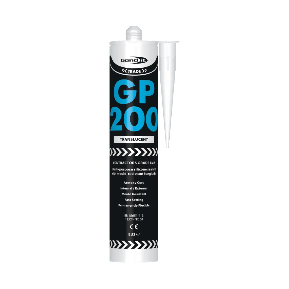 GP200 General Purpose Contractors Grade Acetoxy Silicone Sealant Bond-It
