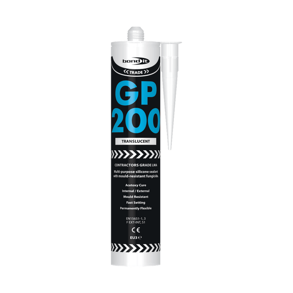 GP200 General Purpose Contractors Grade Acetoxy Silicone Sealant Bond-It