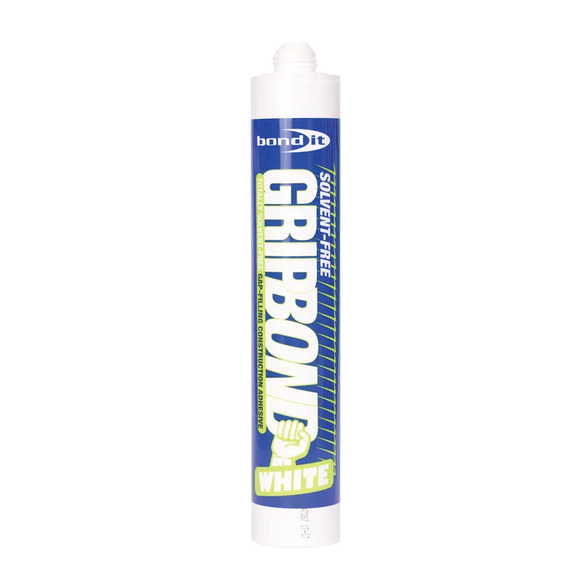 Gripbond White Solvent-Free Adhesive to Replace or Augment when Bonding Bond-It