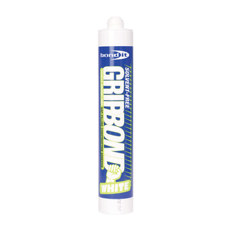 Gripbond White Solvent-Free Adhesive to Replace or Augment when Bonding Bond-It