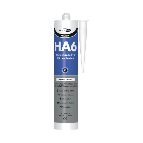 HA6 RTV Non-Shrinking Marine Quality Silicone Sealant Bond-It