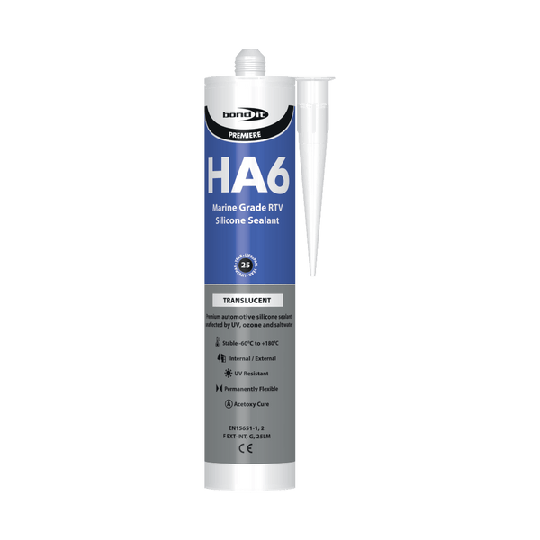 HA6 RTV Non-Shrinking Marine Quality Silicone Sealant
