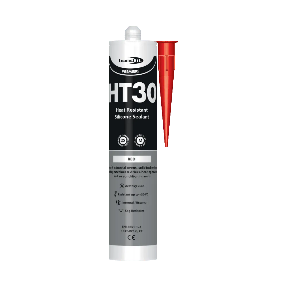 HT30 Acetic Curing Silicone Sealant for High Temperature use Bond-It