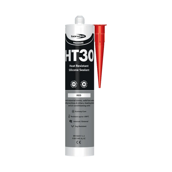 HT30 Acetic Curing Silicone Sealant for High Temperature use Bond-It