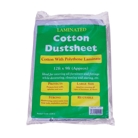 Heavy Duty Laminated Cotton Twill Dust Sheets Bond-It