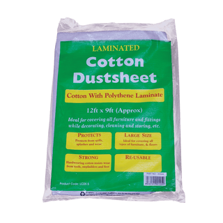Heavy Duty Laminated Cotton Twill Dust Sheets