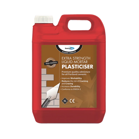 Liquid Mortar Plasticiser to Improve Brick Laying and Plastering Mortars Bond-It