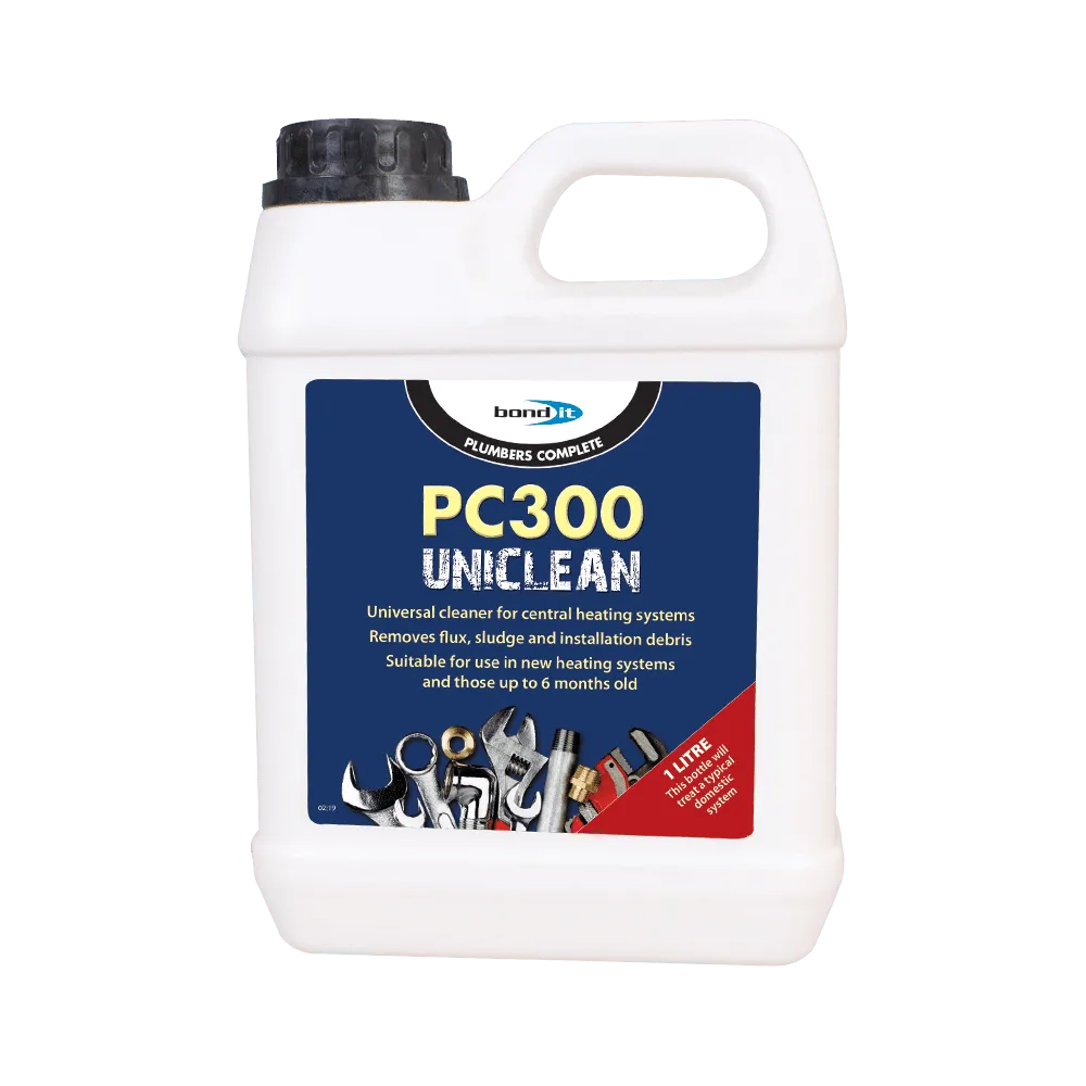 PC300 Powerful Universal Cleaner for New Central Heating Systems Bond-It