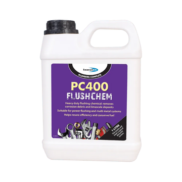 PC400 Flushing Chemical for Cleaning Boiler Heat Exchangers, Radiators and Pipework Bond-It