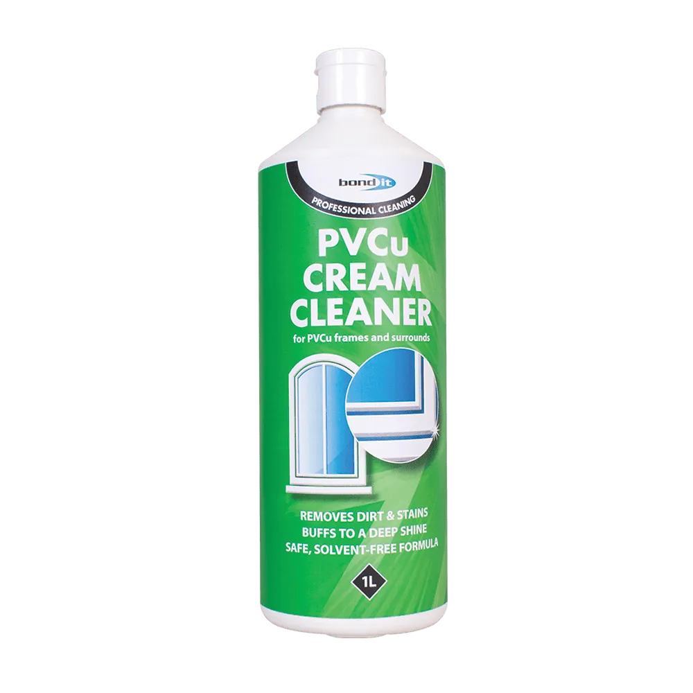 PVCu Cream Cleaner for PVCu Frames, Claddings and Trims - Removes Dirt and Stains Bond-It