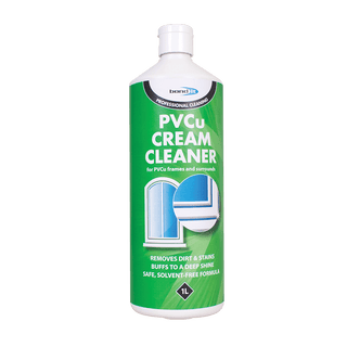 PVCu Cream Cleaner for PVCu Frames, Claddings and Trims - Removes Dirt and Stains