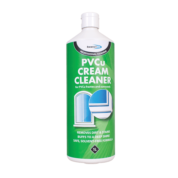 PVCu Cream Cleaner for PVCu Frames, Claddings and Trims - Removes Dirt and Stains Bond-It