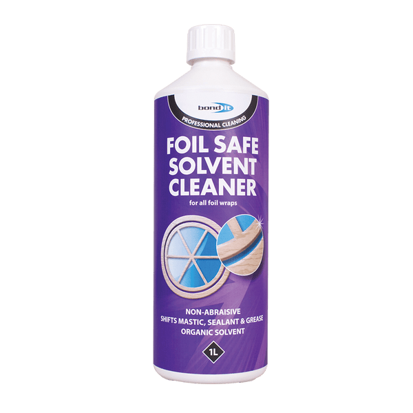 Non-Dissolving Foil Safe Solvent Cleaner for Plasticised uPVC