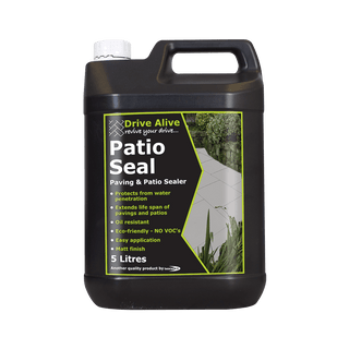 Patio Slab Sealer for Protection of Patios and Paving Slabs from Water Oil and Dirt