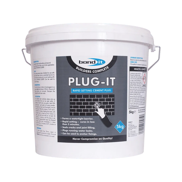 Plug-It For Plugging Running Water Leaks - 5kg Bond-It