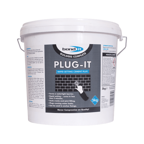 Plug-It For Plugging Running Water Leaks - 5kg Bond-It