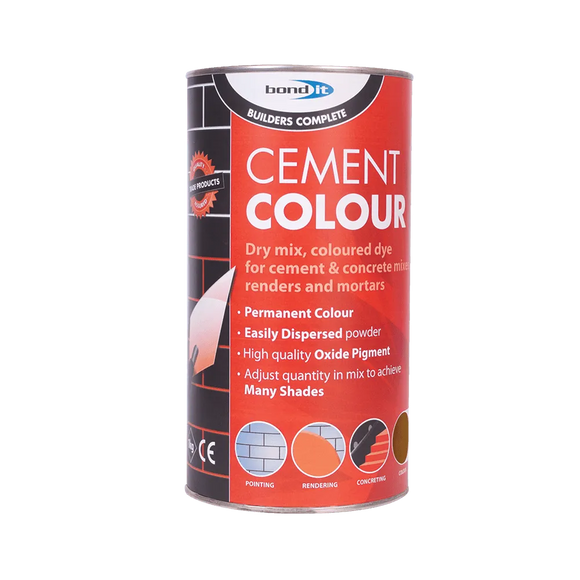 Chloride-Free Powdered Cement Dye for Easy Dispersion Bond-It