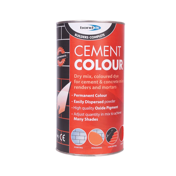 Chloride-Free Powdered Cement Dye for Easy Dispersion Bond-It